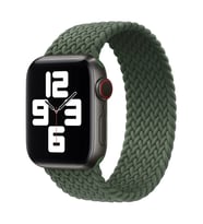 Ally Apple Watch 7-8 45mm 6-5-4 44mm Single loop Plastik Kayış Kordon 3-2-1 42mm (Haki)