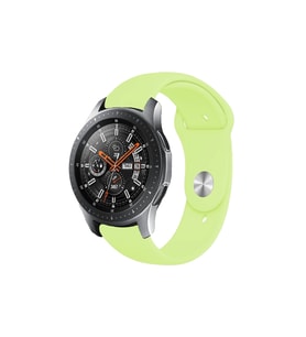 BİPOWER Huawei Watch 22mm KRD19 Classic Silikon Kordon (Açık Yeşil)