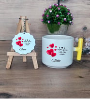 Sevgiliye Hediye Hediye Seti Kupa Bardak T Kulplu ve Anahtarlık Sevgililer Günü Hediyesi (Model 5)