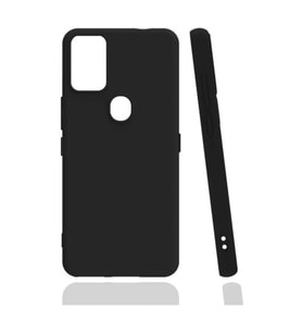 Tecno Pova Kılıf Kamera Korumalı Silikon Rubber Arka Kapak (Siyah)
