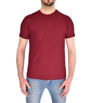 Erkek Sıfır Yaka Tişört Waffle BGL-ST01892 (Bordo)