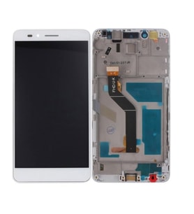 Huawei GR5 Lcd Ekran Dokunmatik Çerçeve A+++Süper Kalite (Beyaz)