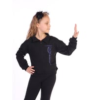 Toontoy Kız Çocuk Free Jeans Baskılı Sweatshirt (Yeşil)