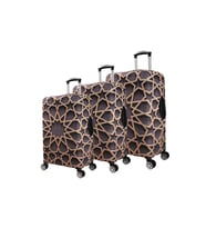 Bagacar Relax Büyük Orta Kabin Boy için 3 lü Valiz Kılıfı (GRI-ANTRASIT)