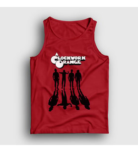 Presmono Unisex Sarı Gang Film Otomatik Portakal A Clockwork Orange Atlet 242413tt (Kırmızı)