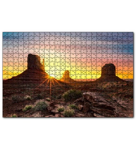 Cakapuzzle Büyük Kanyonda Günbatımı  Puzzle Yapboz MDF (Ahşap) (500 Parça)