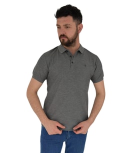Erkek Polo Yaka Tişört Waffle BGL-ST01941 (Antrasit)