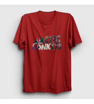 Presmono Unisex Sarı Mask Arctic Monkeys T-Shirt 14572tt (Kırmızı)