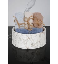 Beton Havluluk Banyo Tuvalet Wc Çok Amaçlı Düzenleyici Tabak 20 Cm (Altın Rengi)
