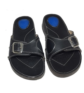 Comfort Silikon Jelli Ortopedik Topuk Dikeni Terliği Ortopedik Bayan Günlük Terlik (Siyah)