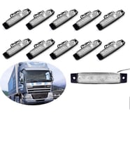 Dorse Parmak Lamba 12 -24 VOLT 6 Ledli 4 Renk Renk 10 Adet Dorse Lamba Parmak Lamba Kamyon Tır Led 12 - 24 Volt Çalısır (Beyaz)
