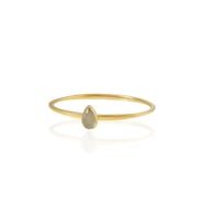 Kadir Jewellery Zirkon Taşlı Ayarlanabilir 22 Ayar Altın Kaplama Bilezik (Beyaz)