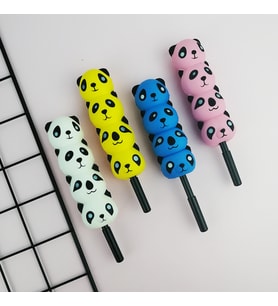 Sevimli Panda Squishy Kalem (Beyaz)
