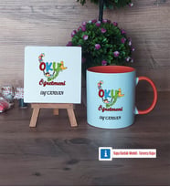 Okul Öncesi Öğretmeni Dekoratif Taş, Kupa Bardak Kırmızı Hediye Öğretmenler Günü Hediyesi (Model 12)
