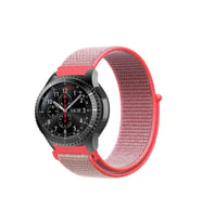 BİPOWER Samsung Watch 22mm KRD3 Hasır Kordon (Pudra)