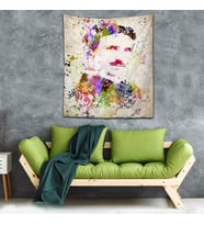 Nicola Tesla Electric Yıkanabilir Leke Tutmaz Kumaş Duvar Örtüsü Duvar Halısı Tapestry (Çok Renkli)
