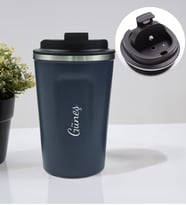 Kişiye Özel 350 ML Çelik Termos (Lacivert)