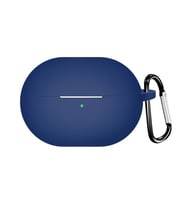 Microsonic Huawei FreeBuds Pro 3 Kılıf Askılı Mat Silikon Siyah (Lacivert)