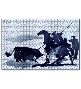Cakapuzzle Bullfight Scene, 1960 by Pablo Picasso  Puzzle Yapboz MDF (Ahşap) (500 Parça)