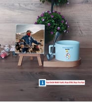 Metalurji ve Malzeme Mühendisi Fotoğraflı Dekoratif Taş, Kupa Bardak Beyaz Hediye (Model 8)