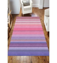 Dijital Kaymaz Taban Yıkanabilir Salon Halısı Mutfak Halısı Koridor Halısı Yolluk ND-HS-389 (Mor)