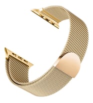Microsonic Apple Watch Series 10 46mm Kordon Luxe Metal Twist Iridescent (Gold)