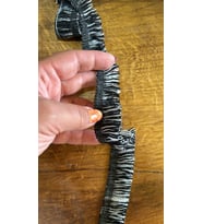 EN 3 CM TRİKO PÜSKÜLLÜ ŞERİT DİKİŞ GİYİM ÇANTA AKSESUARI (1METRE) (Yeşil)
