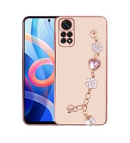 Xiaomi Redmi Note 11 Global Kılıf El Tutamaçlı Taka Silikon Kılıf (Pembe)