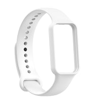 Amazfit Band 7 Kordon Spor Silikon Band Mix 87 (Beyaz)