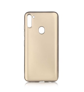 Samsung Galaxy M11 Kılıf Soft Mat Premier Case (Gold)