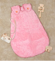 Harika Peluş Bebek Uyku Tulumu (Pembe)