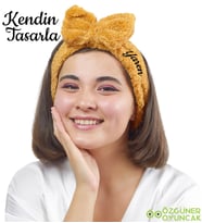 Kendin Tasarla Dailing Spa Fiyonklu Saç  - Makyaj  Bandı (Kahverengi)