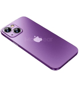 Uyumlu Model Apple iPhone 13 Mini Kılıf Ultra İnce Hayalet Sert Kapak (Mor)