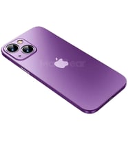 Uyumlu Model Apple iPhone 13 Mini Kılıf Ultra İnce Hayalet Sert Kapak (Mor)
