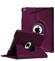Microsonic Apple iPad 9.7 2018 (A1893-A1954) Kılıf 360 Dönerli Stand Deri (Mor)