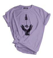 Genıus Store Unisex Baskılı Tişört Outdoor Baskılı T-shirt (Lila)