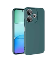 Xiaomi Redmi 13 4G Kılıf Zore Mara Lansman Kapak (Koyu Yeşil)