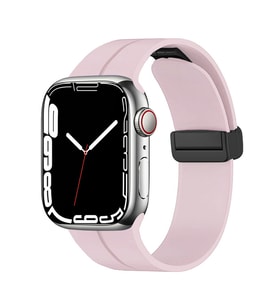 Apple Watch 7 41mm Zore KRD-84 Silikon Kordon (Pembe)
