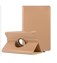 Samsung Galaxy Tab A8 10.5 SM-X200 2021 Kılıf 360 Dönebilen Standlı Case (Gold)