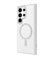 Galaxy S24 Ultra Kılıf Magsafe Şarj Özellikli Redclick Krom Magsafe Silikon Kapak