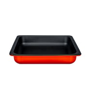 Lava Döküm Dikdörtgen 2/3 Gastronomi Küvet Ölçü 35x32cm. (Kırmızı)