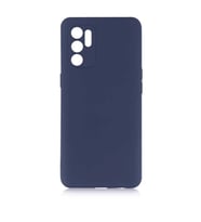 Oppo Reno 6 4G Kılıf Soft Mat Premier Case (Lacivert)