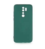Xiaomi Redmi Note 8 Pro Kılıf İçi Kadife Lansman Kapak (Koyu Yeşil)
