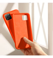 iPhone 12 PRO (6.1) LANSMAN YENİ NESİL KILIF (Neon Turuncu)