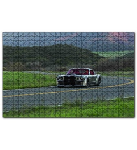 Cakapuzzle Mustang Fastback Yollarda Görseli  Puzzle Yapboz MDF (Ahşap) (255 Parça)