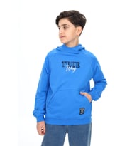 Toontoy Erkek Çocuk Nakışlı Sweatshirt (Saks)