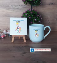 Metalurji ve Malzeme Mühendisi Dekoratif Taş, Kupa Bardak Kırmızı Hediye (Model 4)