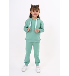 Toontoy Kız Çocuk Eşofman Takım (Yeşil)