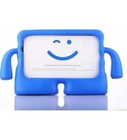 İPAD 5 6 Air AİR2 9.7 Tam Uyumlu Silikon Çocuk Tablet Kılıf (Mavi)