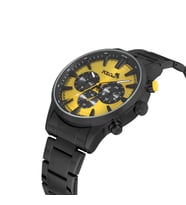 Polo Air Klasik Metal Erkek Kol Saati PL-0976Ex (Siyah-Sarı)